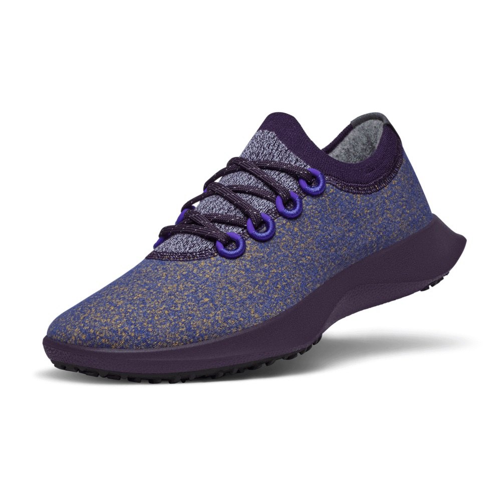 Allbirds Men's Wool Dasher Mizzles - Running Shoes Purple - ATK856324